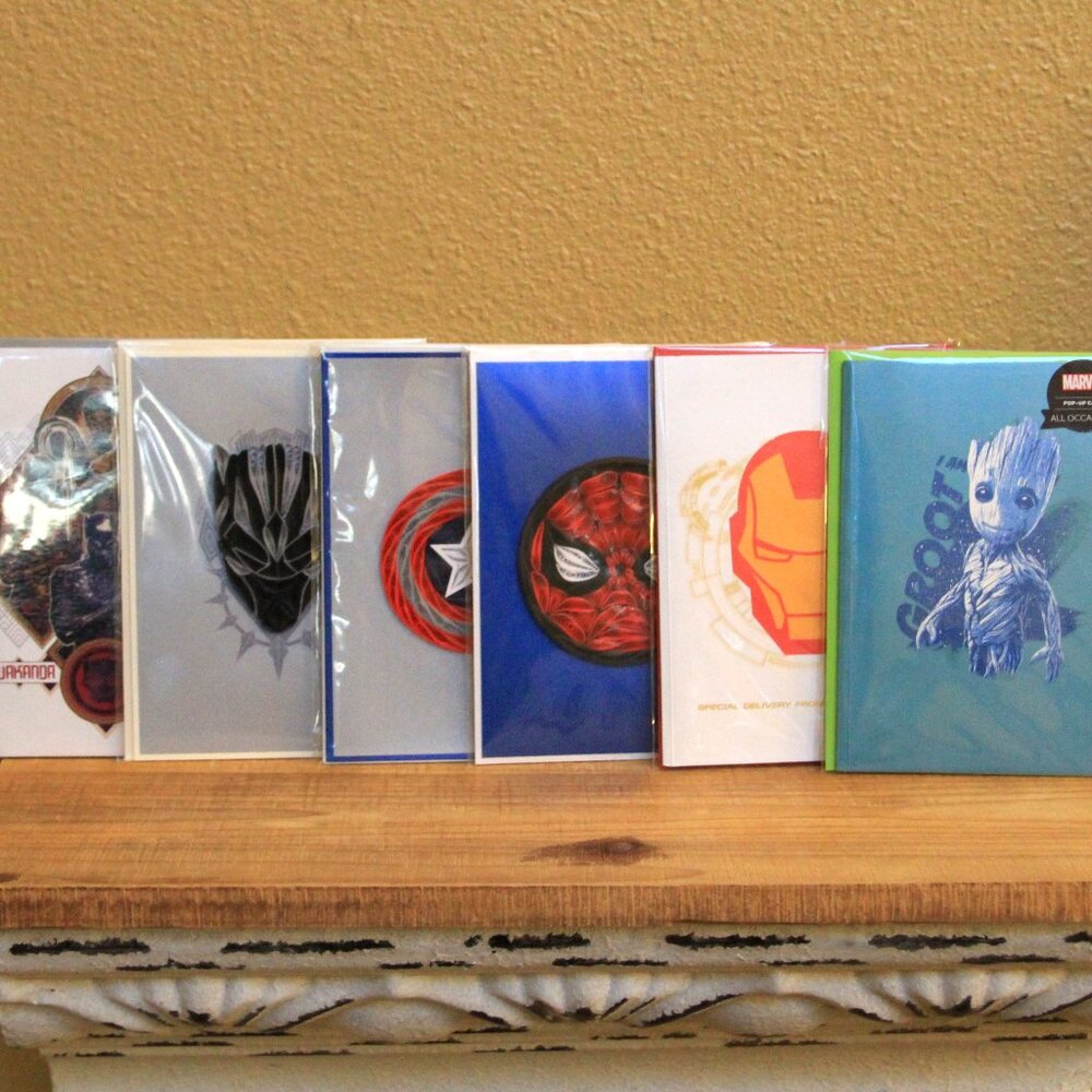 Marvel 3D Pop-up & Quilled Handcrafted Greeting Cards Fine Italian Paper